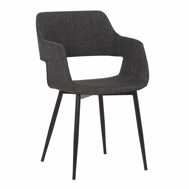 Flash Sale โ Allora Open Back Dining Accent Chair In Charcoal Gray ๐ 3 Flash Sale โ Allora Open Back Dining Accent Chair In Charcoal Gray ๐