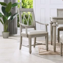 Cheapest ✔️ Jennifer Taylor Home Dauphin X-Back Upholstered Dining Arm Chair Cream White & Cashmere Gray ⭐ 22 Cheapest ✔️ Jennifer Taylor Home Dauphin X-Back Upholstered Dining Arm Chair Cream White & Cashmere Gray ⭐ -Cheap Office Chairs Store 2115752 1 L
