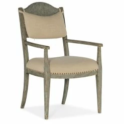 Deals 😍 Hooker Furniture Dining Room Alfresco Aperto Rush Arm Chair 👏