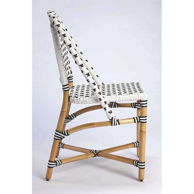 Best deal 🎉 Beaumont Lane Island Living Rattan Dining Chair In White And Black 🤩 8 Best deal 🎉 Beaumont Lane Island Living Rattan Dining Chair In White And Black 🤩 - Image 6