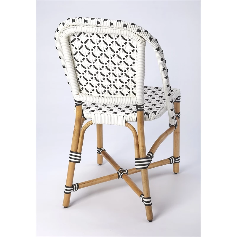 Best deal 🎉 Beaumont Lane Island Living Rattan Dining Chair In White And Black 🤩 10 Best deal 🎉 Beaumont Lane Island Living Rattan Dining Chair In White And Black 🤩 - Image 8