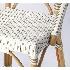 Best Sale 🎉 Beaumont Lane Island Living Rattan Counter Stool In White And Tan 💯 -Cheap Office Chairs Store 2119470 3 L