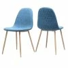 Brand new 🎉 Noble House Caden Mid Century Fabric Dining Chair In Muted Blue (Set Of 2) 🔔 2 Brand new 🎉 Noble House Caden Mid Century Fabric Dining Chair In Muted Blue (Set Of 2) 🔔 -Cheap Office Chairs Store 2119646 L