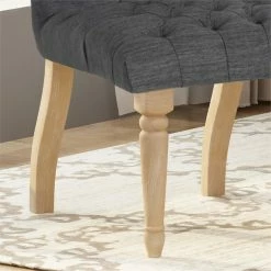 Top 10 ✔️ Noble House Fieldmaple Tufted Fabric Dining Chair In Charcoal (Set Of 2) 💯 -Cheap Office Chairs Store 2119843 3 L