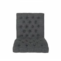 Top 10 ✔️ Noble House Fieldmaple Tufted Fabric Dining Chair In Charcoal (Set Of 2) 💯 -Cheap Office Chairs Store 2119843 9 L
