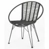 Best reviews of ❤️ Noble House Highland Outdoor Wicker Dining Chair In Gray And Black (Set Of 2) ⭐ -Cheap Office Chairs Store 2119957 L