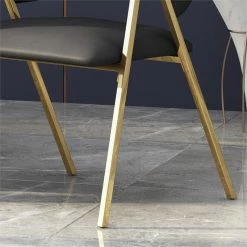 Deals ๐ฏ Noble House Gazo Modern Upholstered Dining Chair In Black And Gold (Set Of 2) โญ 22 Deals ๐ฏ Noble House Gazo Modern Upholstered Dining Chair In Black And Gold (Set Of 2) โญ -Cheap Office Chairs Store 2120581 15 L