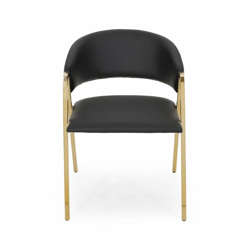 Deals ๐ฏ Noble House Gazo Modern Upholstered Dining Chair In Black And Gold (Set Of 2) โญ 12 Deals ๐ฏ Noble House Gazo Modern Upholstered Dining Chair In Black And Gold (Set Of 2) โญ - Image 10