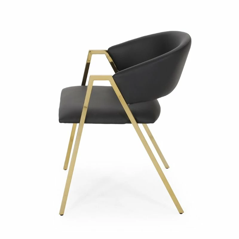 Deals ๐ฏ Noble House Gazo Modern Upholstered Dining Chair In Black And Gold (Set Of 2) โญ 13 Deals ๐ฏ Noble House Gazo Modern Upholstered Dining Chair In Black And Gold (Set Of 2) โญ - Image 11