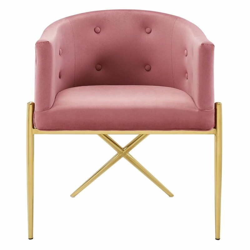 Discount 💯 Modway Savour Performance Velvet Tufted Accent Dining Arm Chair In Dusty Rose 🤩 5 Discount 💯 Modway Savour Performance Velvet Tufted Accent Dining Arm Chair In Dusty Rose 🤩 - Image 3