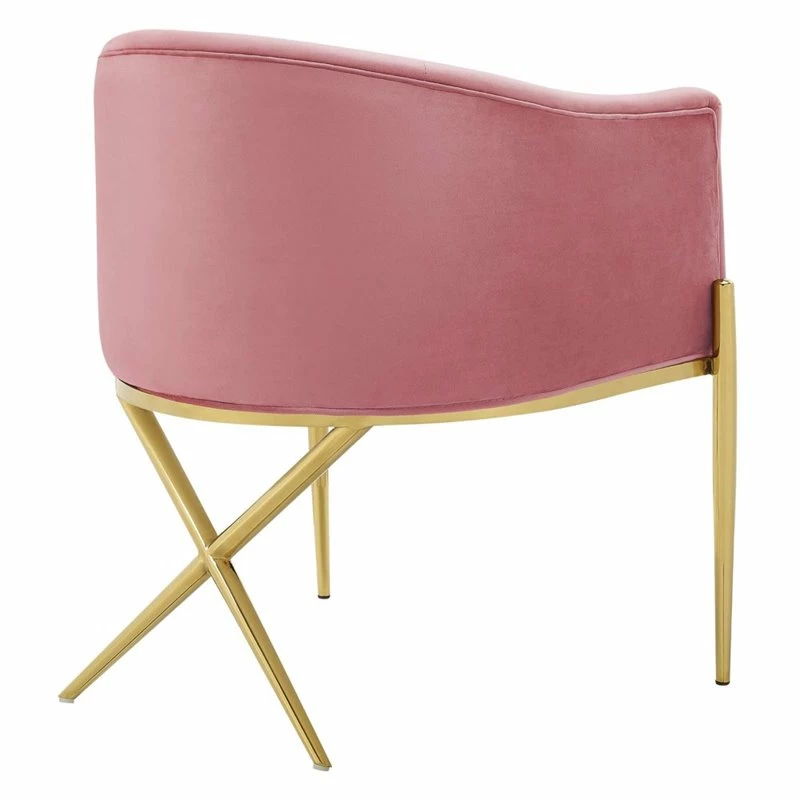 Discount 💯 Modway Savour Performance Velvet Tufted Accent Dining Arm Chair In Dusty Rose 🤩 7 Discount 💯 Modway Savour Performance Velvet Tufted Accent Dining Arm Chair In Dusty Rose 🤩 - Image 5
