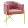 Discount 💯 Modway Savour Performance Velvet Tufted Accent Dining Arm Chair In Dusty Rose 🤩 -Cheap Office Chairs Store 2126978 L