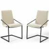 Best reviews of 😀 Modway Pitch Fabric Upholstered Dining Arm Chair In Black And Beige (Set Of 2) 🤩 -Cheap Office Chairs Store 2127470 L