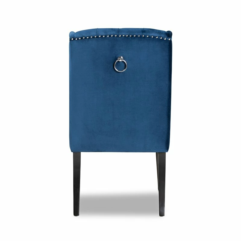 Best reviews of 😉 Baxton Studio Blue Upholstered And Brown Finished Wood Wingback Dining Chair ⭐ 7 Best reviews of 😉 Baxton Studio Blue Upholstered And Brown Finished Wood Wingback Dining Chair ⭐ - Image 5