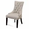 Best Sale ✨ Bassett Mirror Fortnum Wood II Dining Chair In Natural Fabric With Wood Frame ✔️