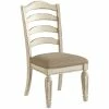 Flash Sale 😉 Bowery Hill Ladderback Dining Side Chair In Chipped White 🎉 1 Flash Sale 😉 Bowery Hill Ladderback Dining Side Chair In Chipped White 🎉 -Cheap Office Chairs Store 2135665 L
