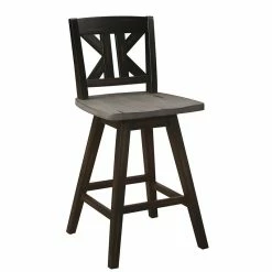 Cheap ✨ Lexicon Amsonia K-back Counter Height Dining Swivel Chair In Black (Set Of 2) ✔️ -Cheap Office Chairs Store 2137455 2 L