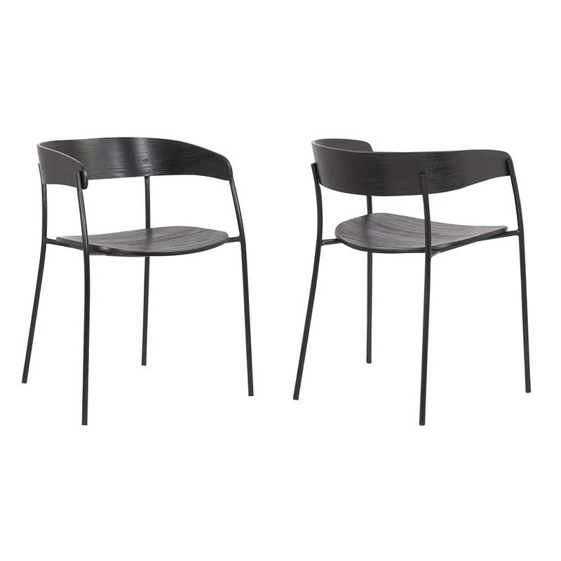 Coupon 🔔 Armen Living Perry Wood And Metal Modern Dining Room Chairs Set Of 2 😍 3 Coupon 🔔 Armen Living Perry Wood And Metal Modern Dining Room Chairs Set Of 2 😍