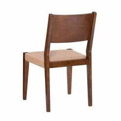 Discount ⌛ Linon Patty Set Of Two Wood 18" Dining Chairs In Brown 👍 -Cheap Office Chairs Store 2141857 15 L