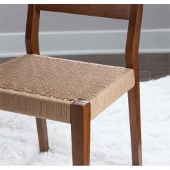 Discount ⌛ Linon Patty Set Of Two Wood 18" Dining Chairs In Brown 👍 -Cheap Office Chairs Store 2141857 18 L