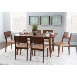 Discount ⌛ Linon Patty Set Of Two Wood 18" Dining Chairs In Brown 👍 -Cheap Office Chairs Store 2141857 19 L
