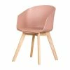 New ✔️ Flam Chair With Wooden Legs-Pink-South Shore ⭐ -Cheap Office Chairs Store 2147858 5 L