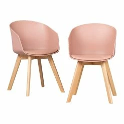 Cheapest 😍 Flam Dining Chairs - Set Of 2-Pink-South Shore ❤️
