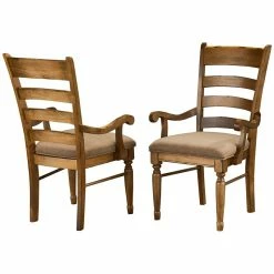 Coupon 🎉 A-America Bennett Ladderback Dining Arm Chair In Smoky Quartz (Set Of 2) 🥰