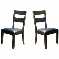 Cheapest 🧨 A-America Mariposa Wood Ladderback Dining Side Chair In Warm Gray (Set Of 2) ✨
