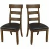 Budget 🔔 A-America Ozark Ladderback Dining Side Chair In Pecan (Set Of 2) ⌛ -Cheap Office Chairs Store 2154783 L