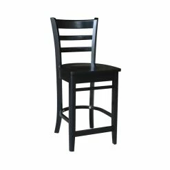 Deals ๐ International Concepts Solid Wood Emily Counter Height Stool In Black ๐ 13 Deals ๐ International Concepts Solid Wood Emily Counter Height Stool In Black ๐ -Cheap Office Chairs Store 2157762 1 L