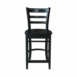 Deals ๐ International Concepts Solid Wood Emily Counter Height Stool In Black ๐ 14 Deals ๐ International Concepts Solid Wood Emily Counter Height Stool In Black ๐ -Cheap Office Chairs Store 2157762 2 L