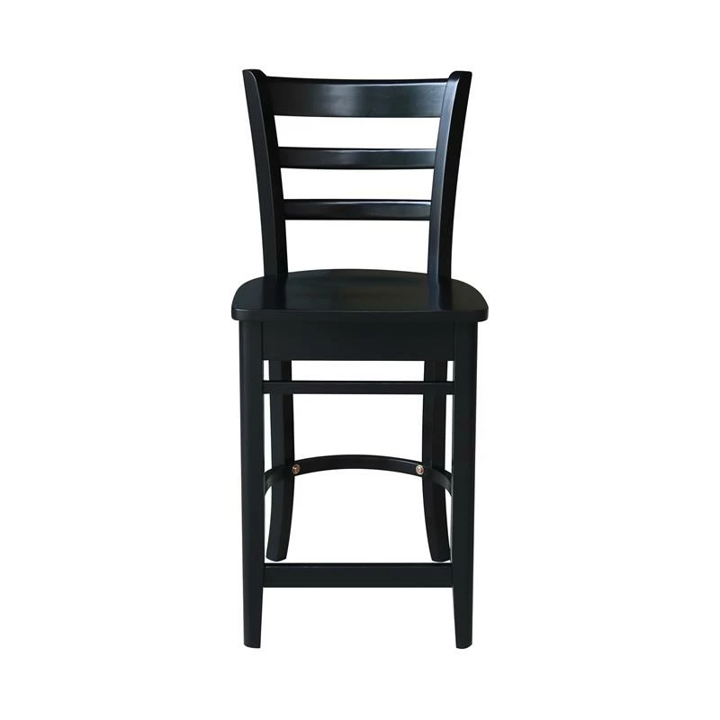 Deals ๐ International Concepts Solid Wood Emily Counter Height Stool In Black ๐ 5 Deals ๐ International Concepts Solid Wood Emily Counter Height Stool In Black ๐ - Image 3