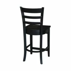 Deals ๐ International Concepts Solid Wood Emily Counter Height Stool In Black ๐ 16 Deals ๐ International Concepts Solid Wood Emily Counter Height Stool In Black ๐ -Cheap Office Chairs Store 2157762 4 L