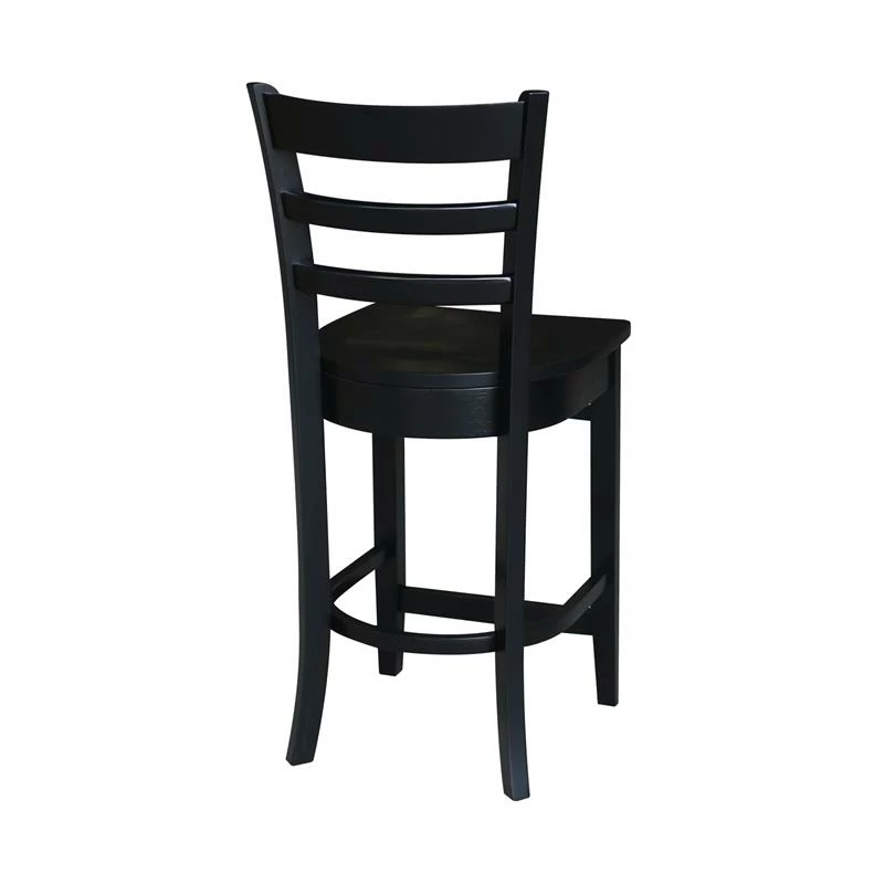 Deals ๐ International Concepts Solid Wood Emily Counter Height Stool In Black ๐ 7 Deals ๐ International Concepts Solid Wood Emily Counter Height Stool In Black ๐ - Image 5