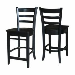 Deals ๐ International Concepts Solid Wood Emily Counter Height Stool In Black ๐ 18 Deals ๐ International Concepts Solid Wood Emily Counter Height Stool In Black ๐ -Cheap Office Chairs Store 2157762 6 L
