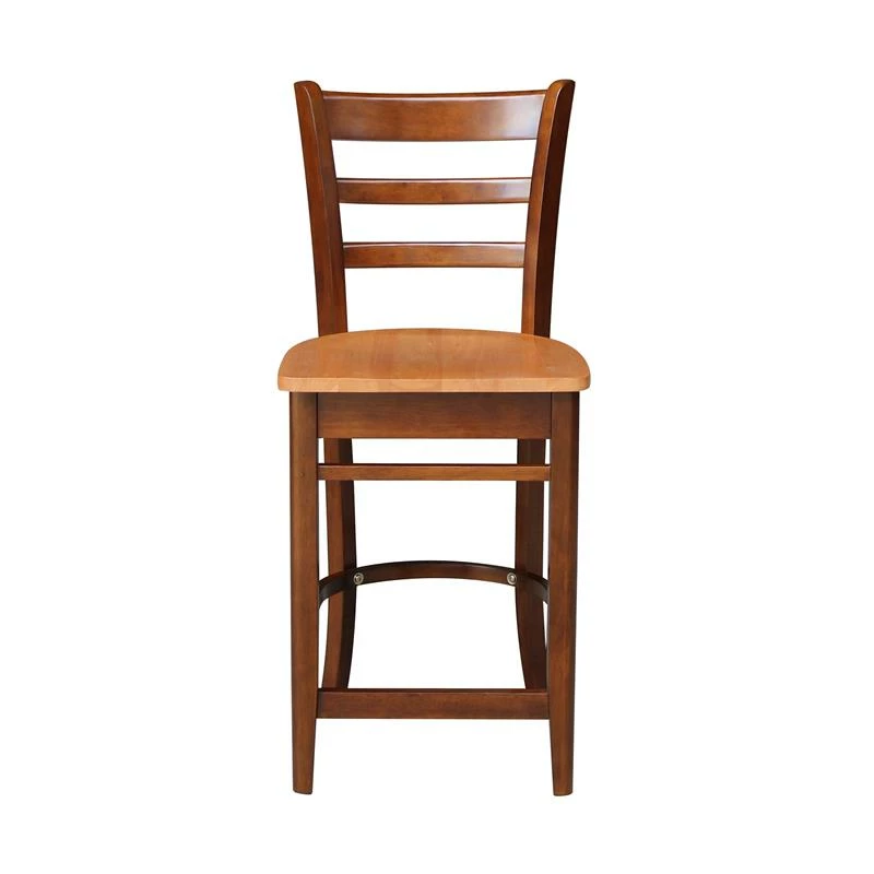 Discount ๐ International Concepts Solid Wood Emily Counter Height Stool In Cinnamon/Espresso ๐ 5 Discount ๐ International Concepts Solid Wood Emily Counter Height Stool In Cinnamon/Espresso ๐ - Image 3