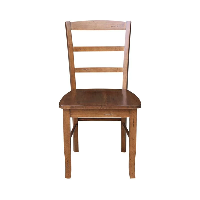 Top 10 โ๏ธ International Concepts Set Of 2 Solid Wood Madrid Ladderback Chairs In Distressed Oak ๐ 4 Top 10 โ๏ธ International Concepts Set Of 2 Solid Wood Madrid Ladderback Chairs In Distressed Oak ๐ - Image 2