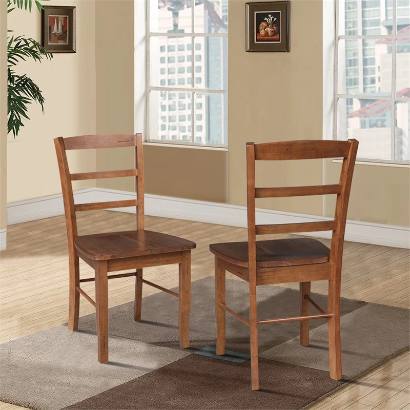 Top 10 โ๏ธ International Concepts Set Of 2 Solid Wood Madrid Ladderback Chairs In Distressed Oak ๐ 13 Top 10 โ๏ธ International Concepts Set Of 2 Solid Wood Madrid Ladderback Chairs In Distressed Oak ๐ - Image 11