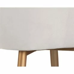 New ⭐ Sunpan Jayna 18" Modern Fabric Dining Armchair In Champagne Gold 💯 -Cheap Office Chairs Store 2160522 6 L