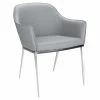 Hot Sale 🤩 Sunpan Stanis 18.5" Contemporary Faux Leather Dining Armchair In Gray 🌟