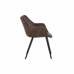 Buy 🛒 Sunpan Mason 18" Modern Faux Leather Dining Armchair In Hearthstone Brown 😀 -Cheap Office Chairs Store 2160669 2 L