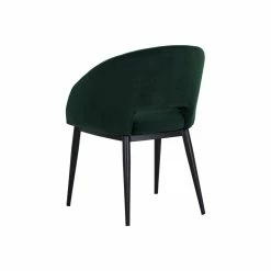 Best deal 😍 Sunpan Thatcher 18" Modern Fabric Dining Armchair In Black/Deep Green Sky 👏 -Cheap Office Chairs Store 2160713 3 L