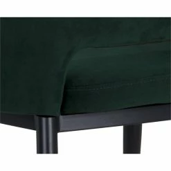 Best deal 😍 Sunpan Thatcher 18" Modern Fabric Dining Armchair In Black/Deep Green Sky 👏 -Cheap Office Chairs Store 2160713 6 L