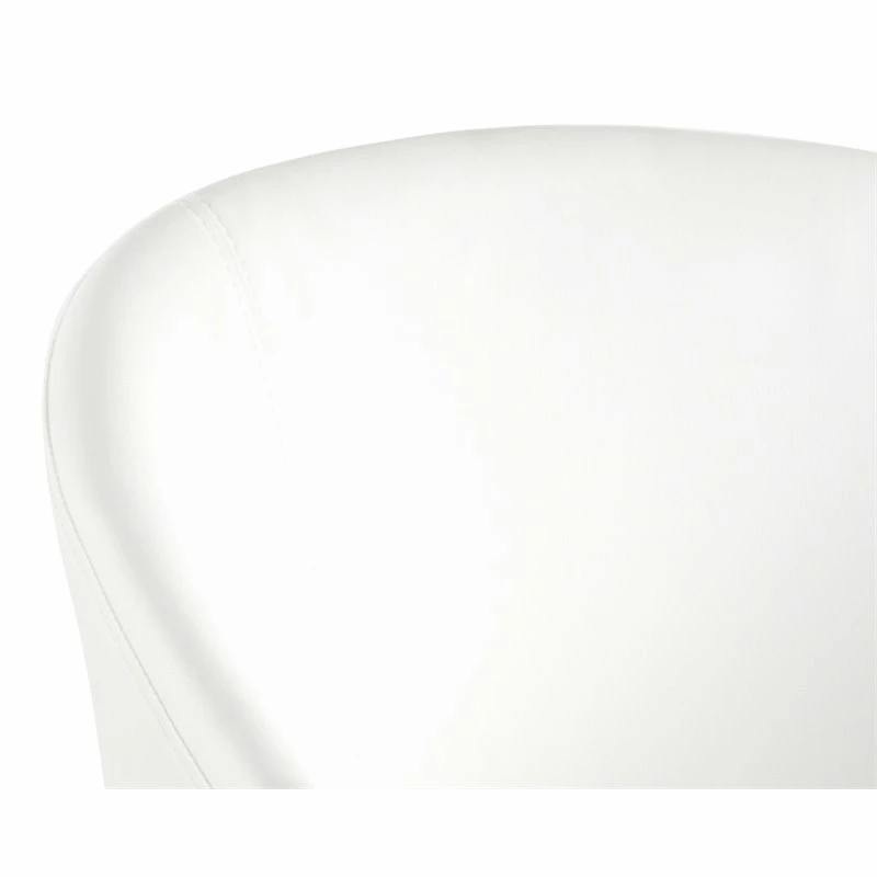 Outlet 😍 Sunpan Thatcher 18" Modern Faux Leather Dining Armchair In Champagne Gold/White 🔥 4 Outlet 😍 Sunpan Thatcher 18" Modern Faux Leather Dining Armchair In Champagne Gold/White 🔥 - Image 2