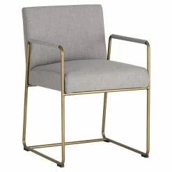 Top 10 ๐ Sunpan Balford 19.5" Mid-Century Fabric Dining Armchair In Gray ๐ฏ