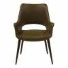 Brand new 🥰 Mobital Statford Faux Leather Arm Chair With Metal Frame In Brown/Walnut 🎁 -Cheap Office Chairs Store 2170057 L