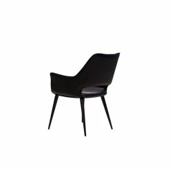 Best Sale 👍 Mobital Stratford 18.5" Modern Faux Leather Arm Chair With Metal Frame In Black 🤩 -Cheap Office Chairs Store 2170078 3 L