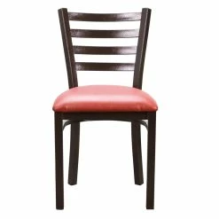 Cheapest ✔️ Linon Lassiter Metal Side Chair Set Of Two In Antique Bronze And Red ✔️ -Cheap Office Chairs Store 2171315 10 L
