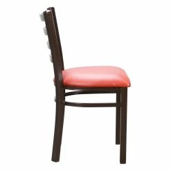 Cheapest ✔️ Linon Lassiter Metal Side Chair Set Of Two In Antique Bronze And Red ✔️ -Cheap Office Chairs Store 2171315 12 L